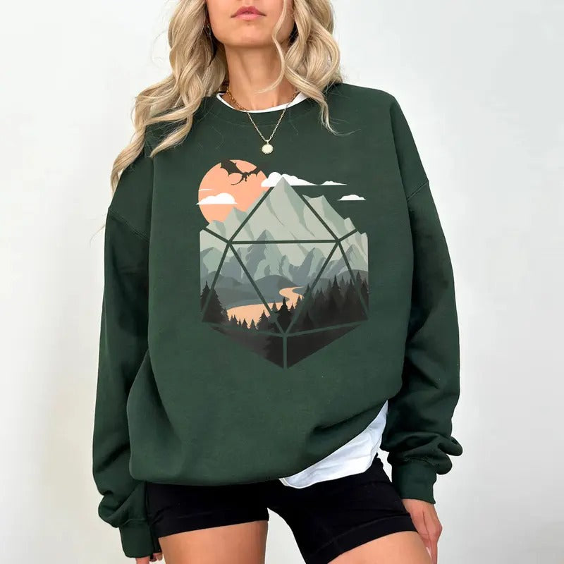 Dungeons And Dragons Present D20 Rpg Dice D20 Scene Shirt Dnd Dungeon Dad Shirt Dungeon Master Roleplay D&D Fathers Day Dnd Gift Japanese