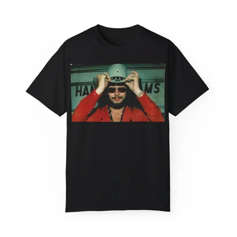 Hank Williams Jr T-Shirt, Cotton Fabric, Men's Classic Top Menswear Love