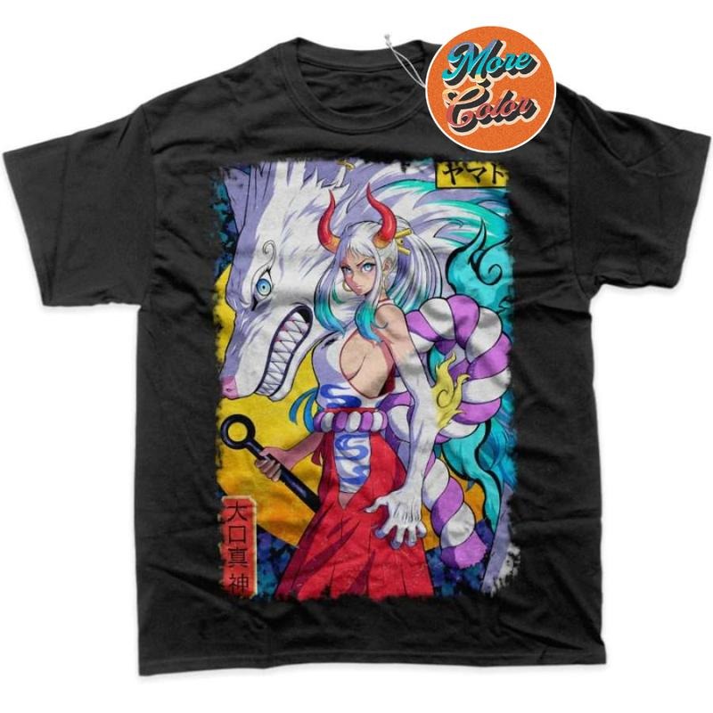 Yamato One Piece Shirts, Cotton Unisex T-shirt, Crew Neck, Size S- 3XL, Menswear Top, Womenswear Top Underwear Streetwear
