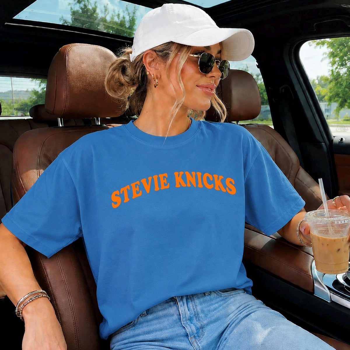 Stevie Nicks Stevie Knicks Taylor York Basketball Tee Nyc Sports Fan Game Day Comfort Colors Tee (1)