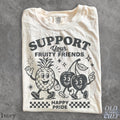 Fruity Friends Lgbtqia Pride Gay Rights Pride Rainbow Pride Parade Lgbtq Support Lesbian Comfort Colors (1)
