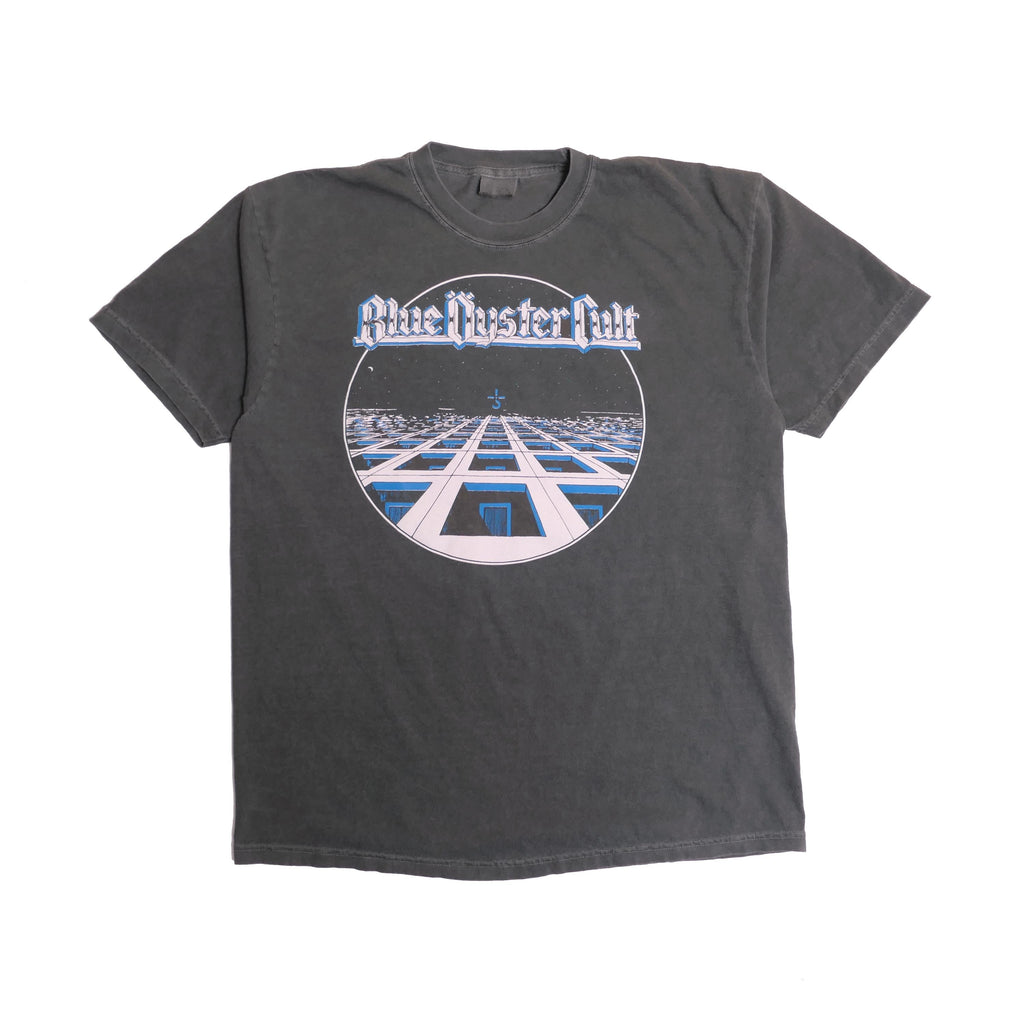 Blue Oyster Cult Band Tee Don'T Fear Reaper Stoned Age Movie Rock American Group Heavyweight Faded Tour Xl (1)
