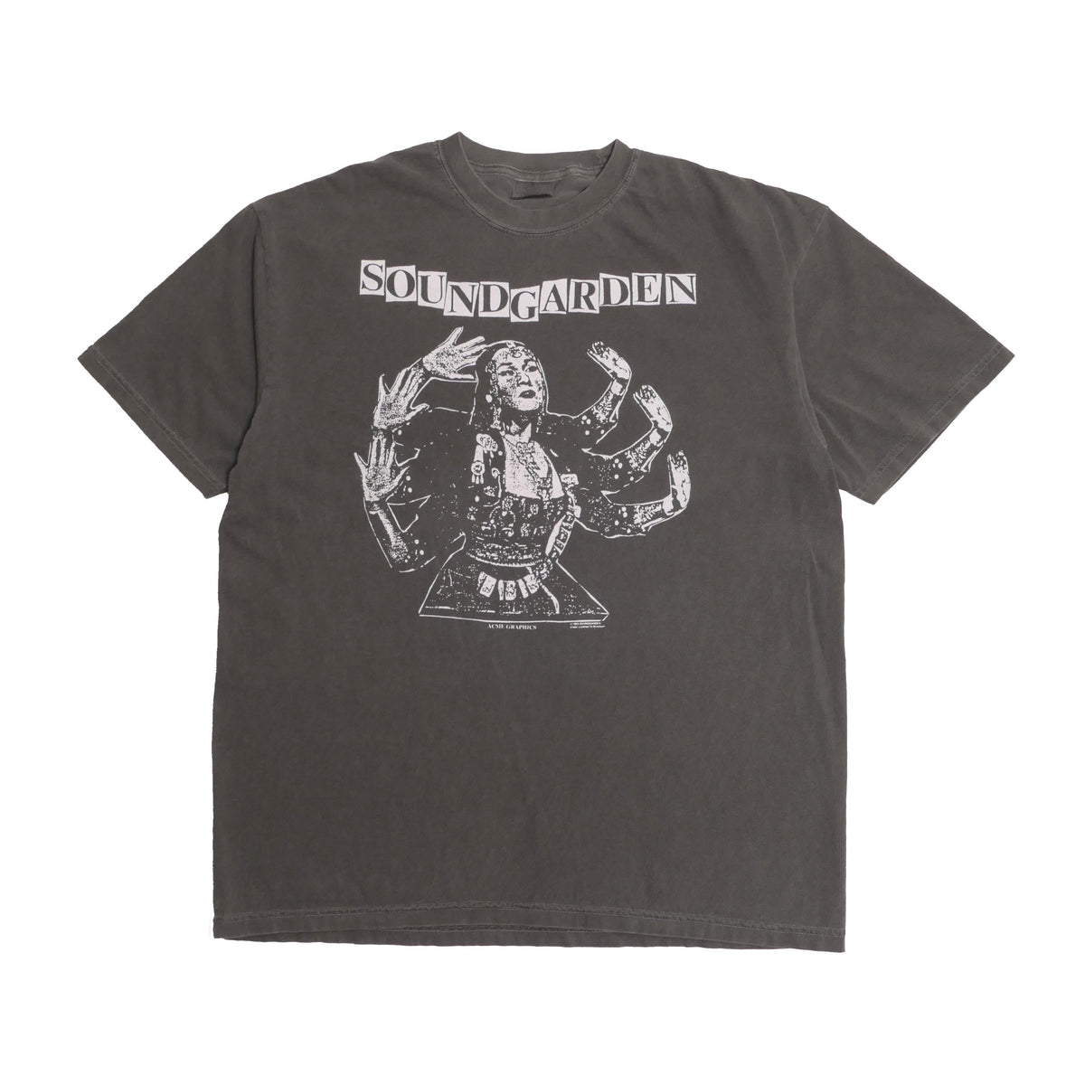 Soundgarden Band Tee Louder Love Mahakala Tibetan Buddhism Alternative American Rock Roll Grunge Sub Pop Ultra Faded Xl (1)