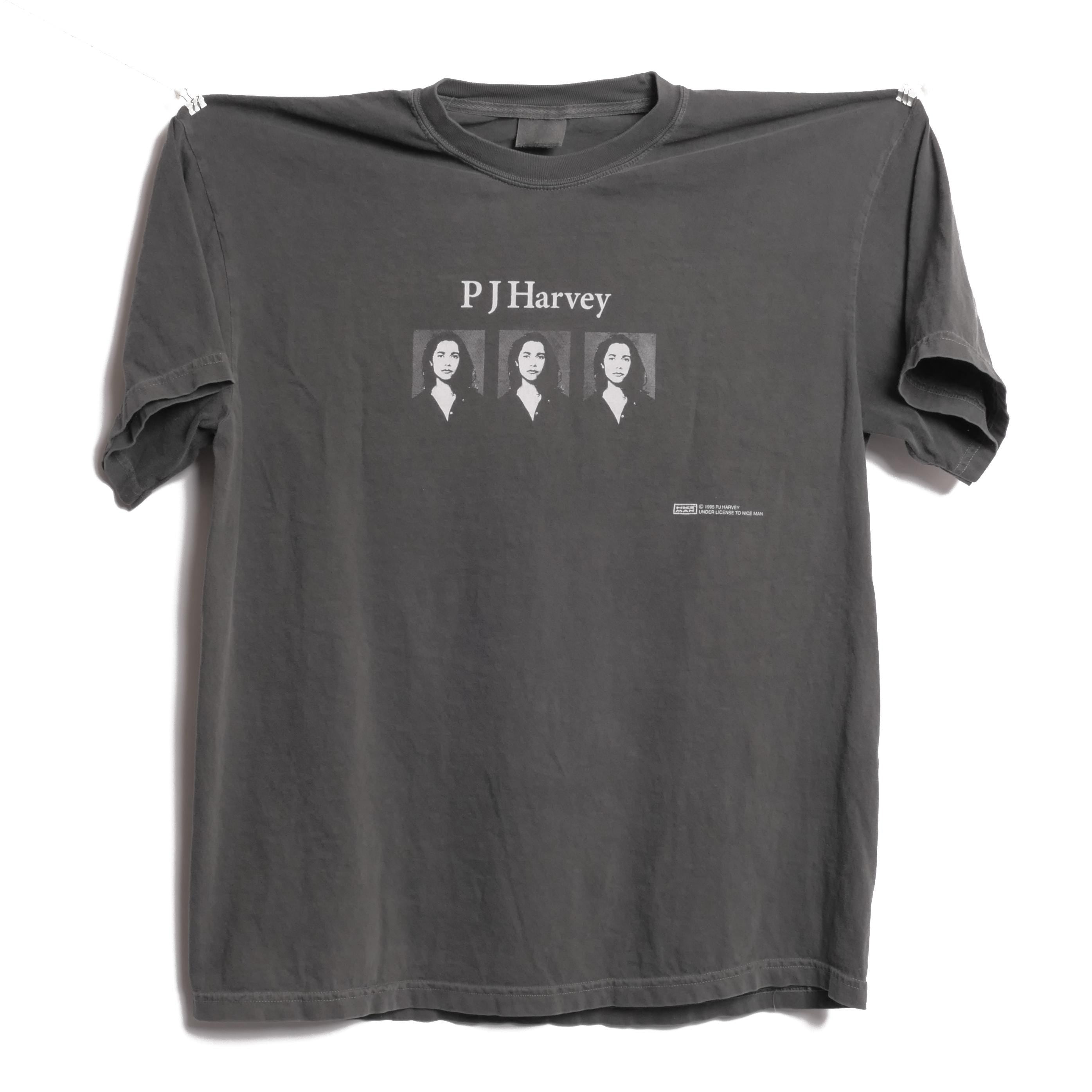 Pj Harvey Band Tee Rid Dry Automatic Dlamini Alternative Grunge Rock Roll English Parish Heavyweight Boxy Fit Xl (1)