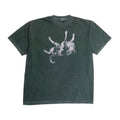 Jesus Lizard Tee Down Dog Noise Art Post Punk Wave Austin Texas Alternative Rock Noise Grunge Band Faded Green Xl (1)