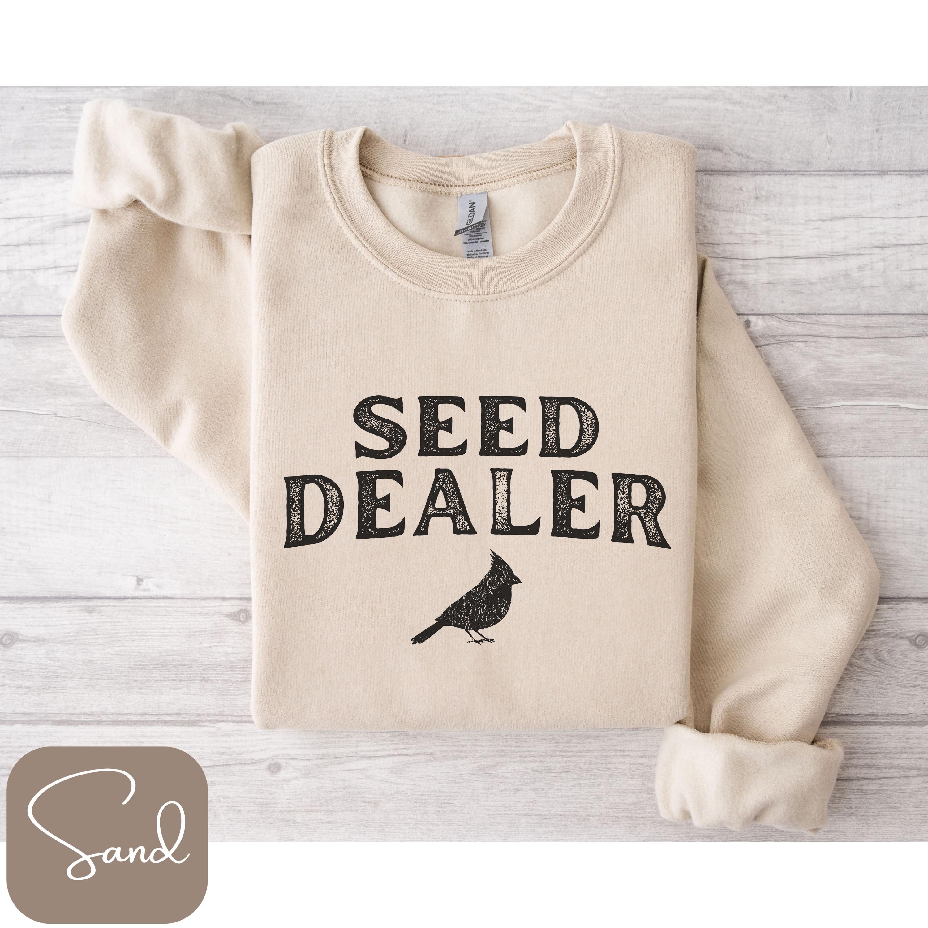 Seed Dealer Bird Lover Backyard Birding Bird Feeder Humor Tee Bird Watcher Tee (1)