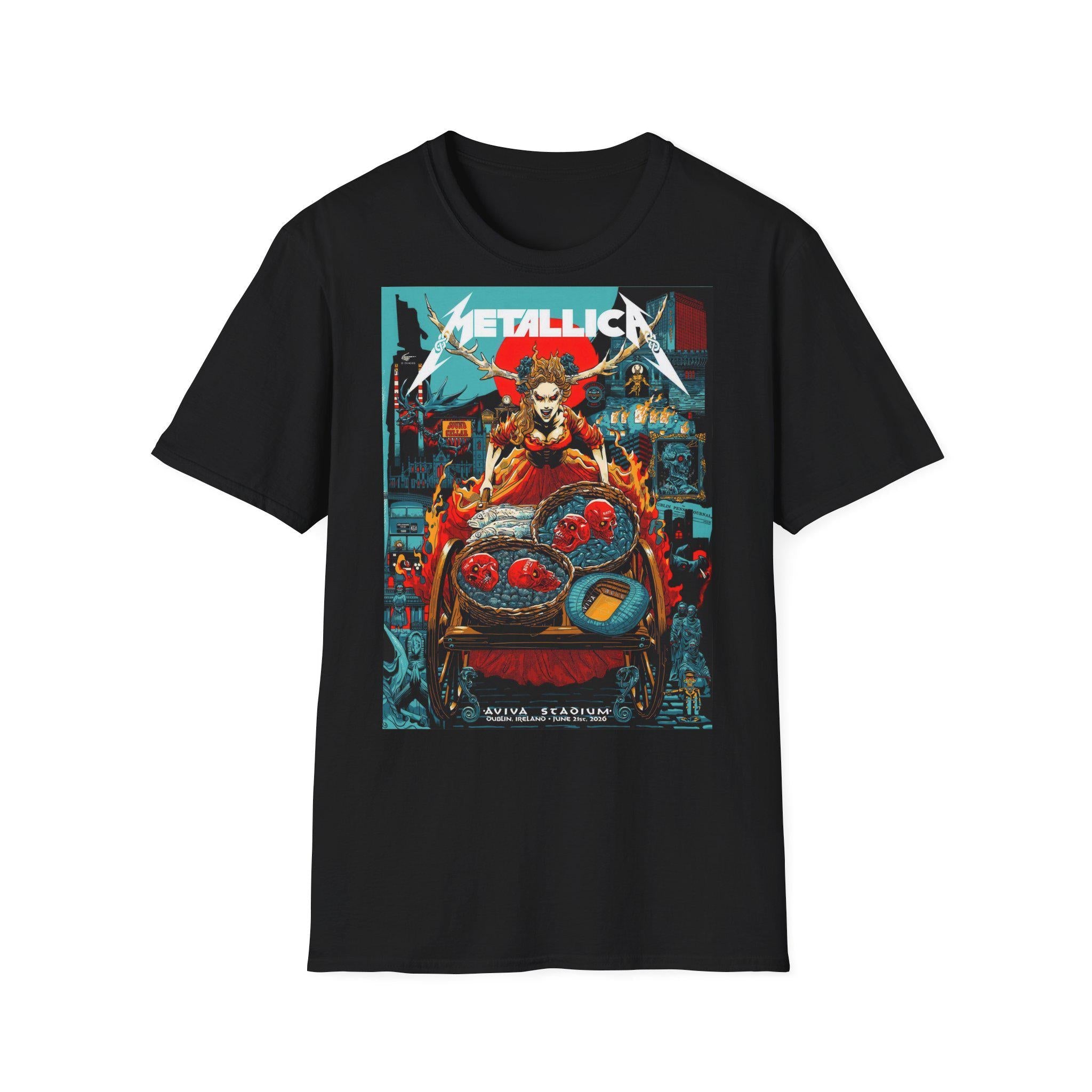 Metallica Dublin 2026 Night Concert M72 World Tour Unisex T-shirt, Sweatshirt, Hoodie (1)