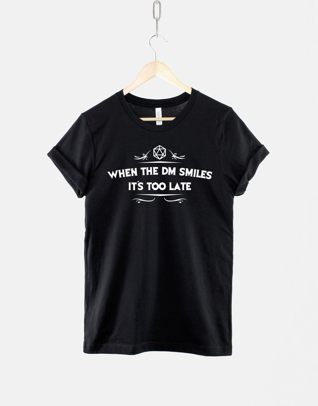 Dm Smiles Dnd Dungeons Dragons Quote Tee Dungeon Master (1)