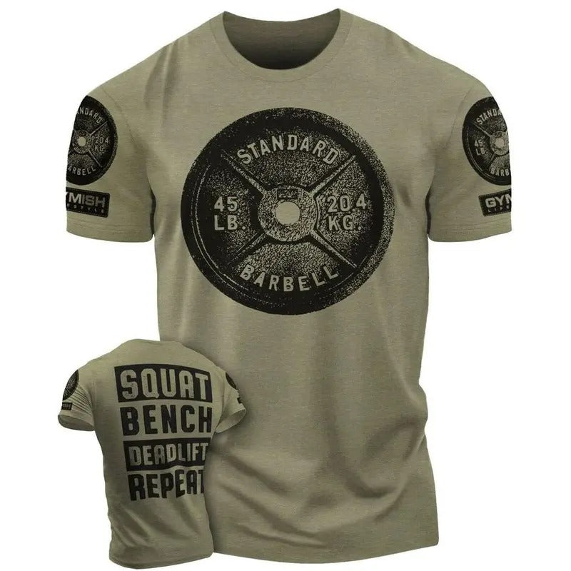 001. SQUAT, BENCH, DEADLIFT Funny Motivational Workout Gym T-Shirt for Men Hoodie, Sweatshirt | HypeDripTees.com