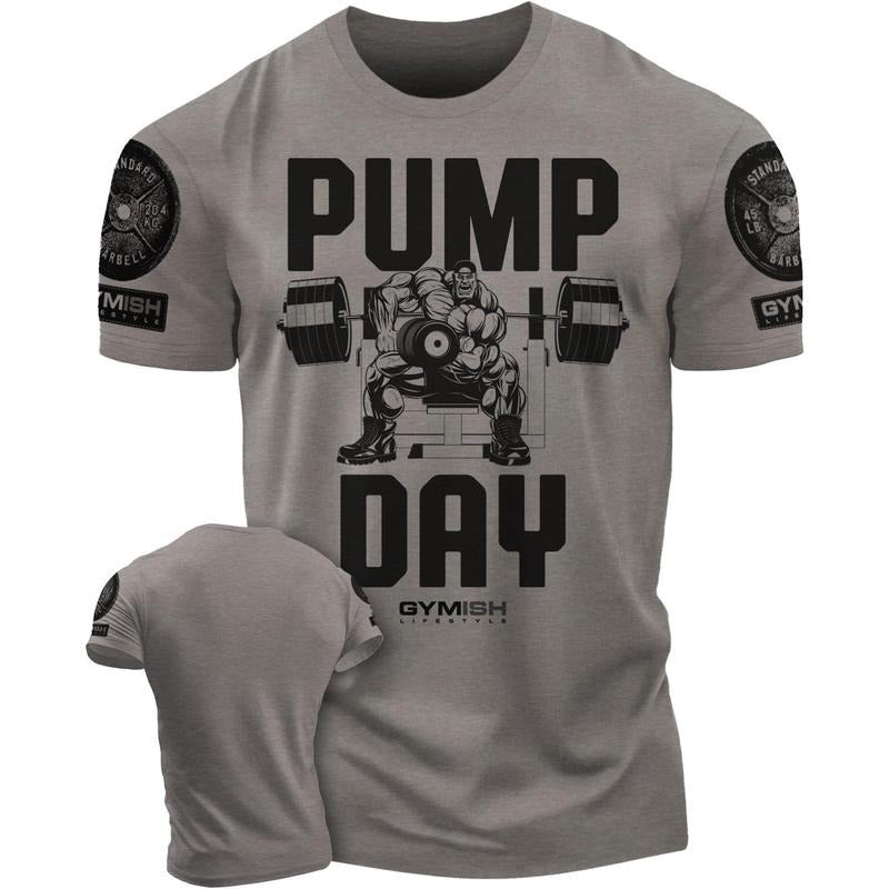 024. Pump Day Funny Motivational Workout Gym T-Shirt for Men Hoodie, Sweatshirt | HypeDripTees.com