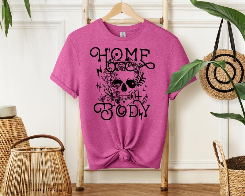 #040 - Home Body -  - Introvert - Print Unisex Crew neck Tee T-shirt Hoodie, Sweatshirt | HypeDripTees.com