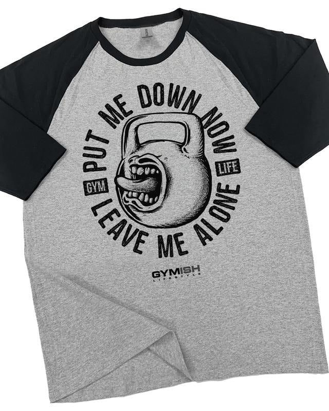 052. RAGLAN Leave Me Alone Funny Workout Gym T-Shirt for Men Hoodie, Sweatshirt | HypeDripTees.com