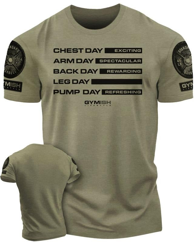 054. Gym Days Leg Day Funny Motivational Workout Gym T-Shirt for Men Hoodie, Sweatshirt | HypeDripTees.com