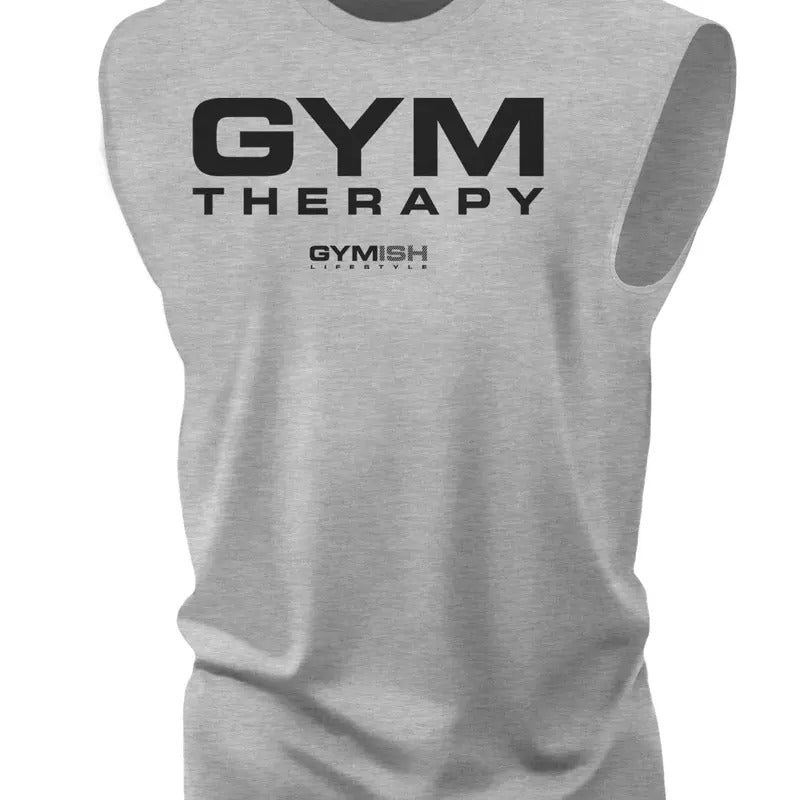 055. Gym Therapy Funny Motivational Workout Gym T-Shirt for Men Hoodie, Sweatshirt | HypeDripTees.com