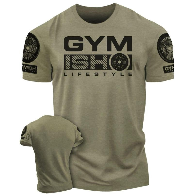 068. GYMISH Funny Workout Gym T-Shirt for Men Hoodie, Sweatshirt | HypeDripTees.com
