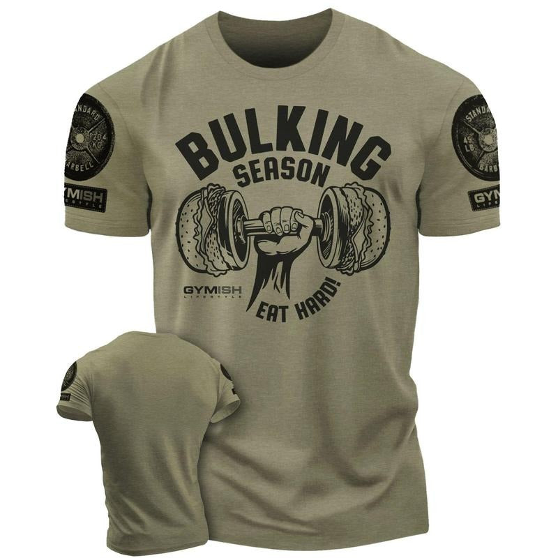 070. Bulking Season Workout Gym T-Shirt for Men Hoodie, Sweatshirt | HypeDripTees.com