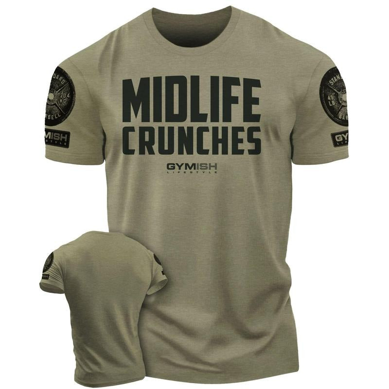 082. RAGLAN Midlife Crunches Funny Workout Gym T-Shirt for Men Hoodie, Sweatshirt | HypeDripTees.com
