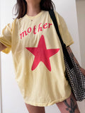 Mother Star Graphic Tee - Butter Yellow