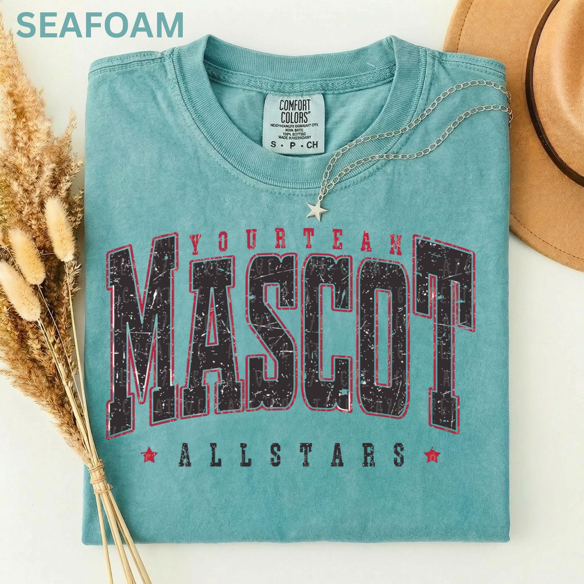 Comfort Colors Personalized Mascot Team Custom Retro Varsity Retro Varsity Custom (2)