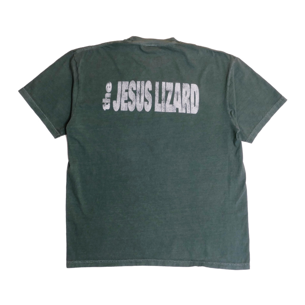 Jesus Lizard Tee Down Dog Noise Art Post Punk Wave Austin Texas Alternative Rock Noise Grunge Band Faded Green Xl (2)