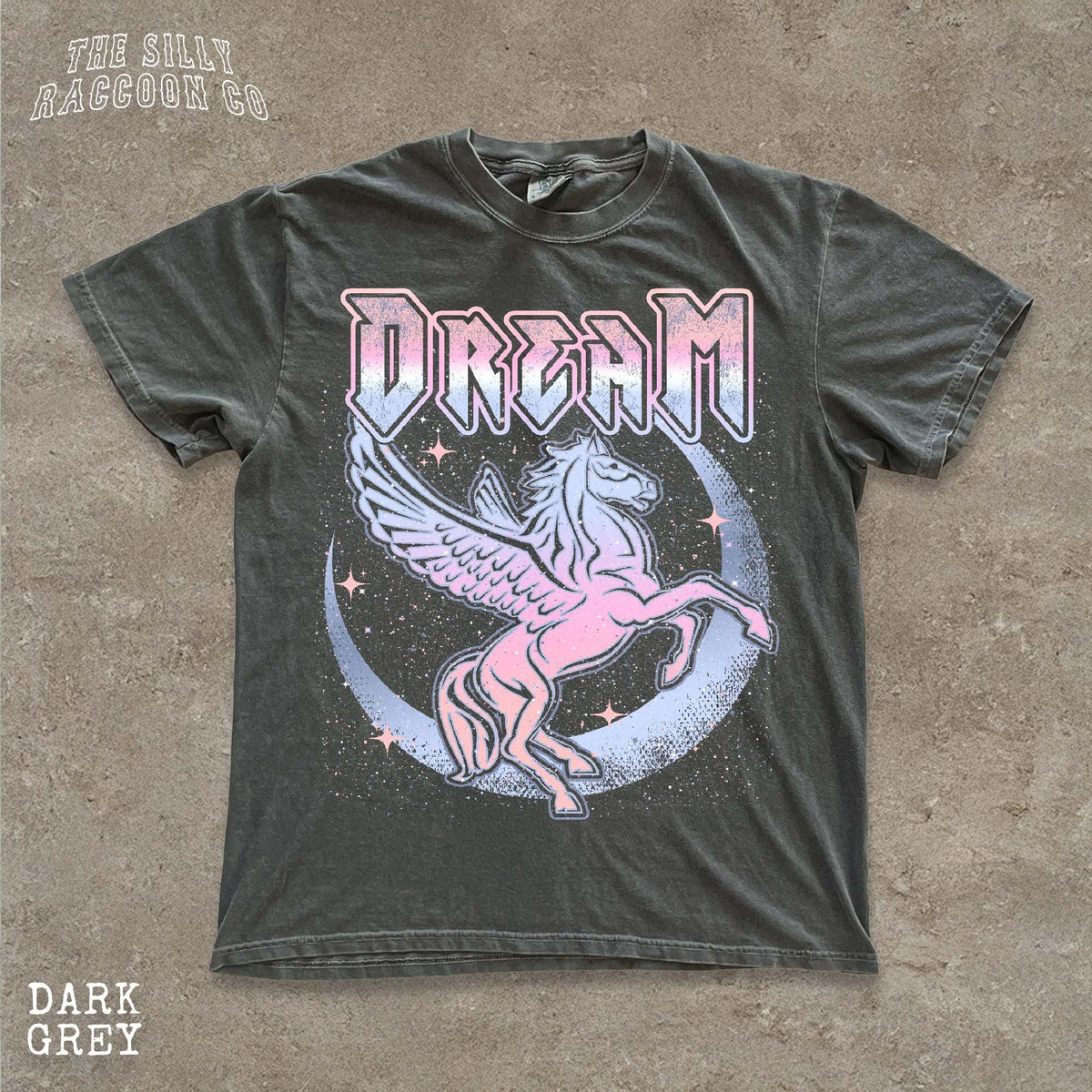 Retro Dream Pegasus Vintage Fantasy Pastel Unicorn Pegasus Retro Tee Retro Cosmic Horse (2)