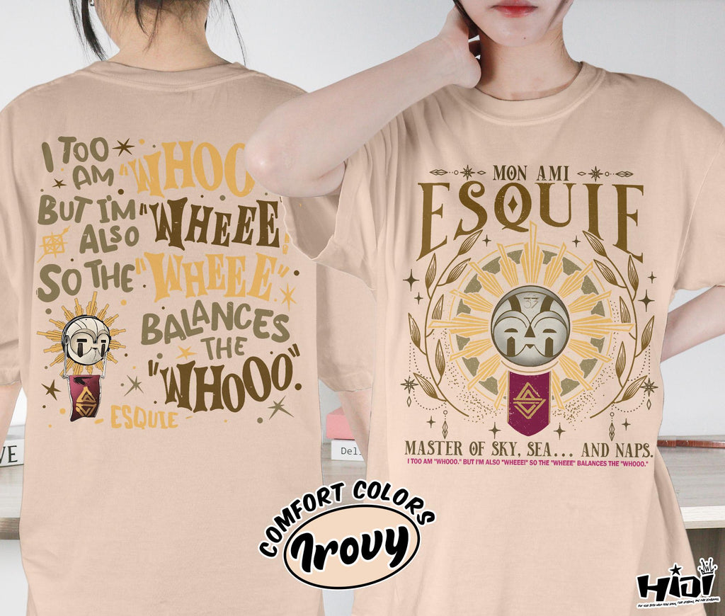 Esquie Clair Obscur Expedition 33 Comfort Colors Game Tee Expedition 33 Double Sided Esquie Gamer Tee (2)