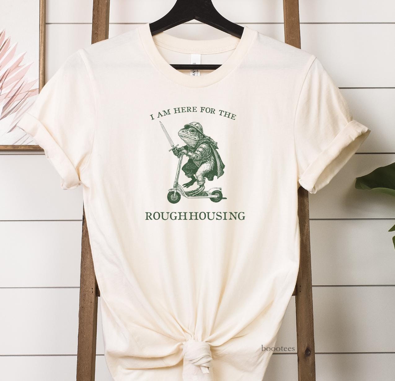 Frog Am Here Roughhousing Tee Tees Weird Weirdcore Meme Scooter (2)