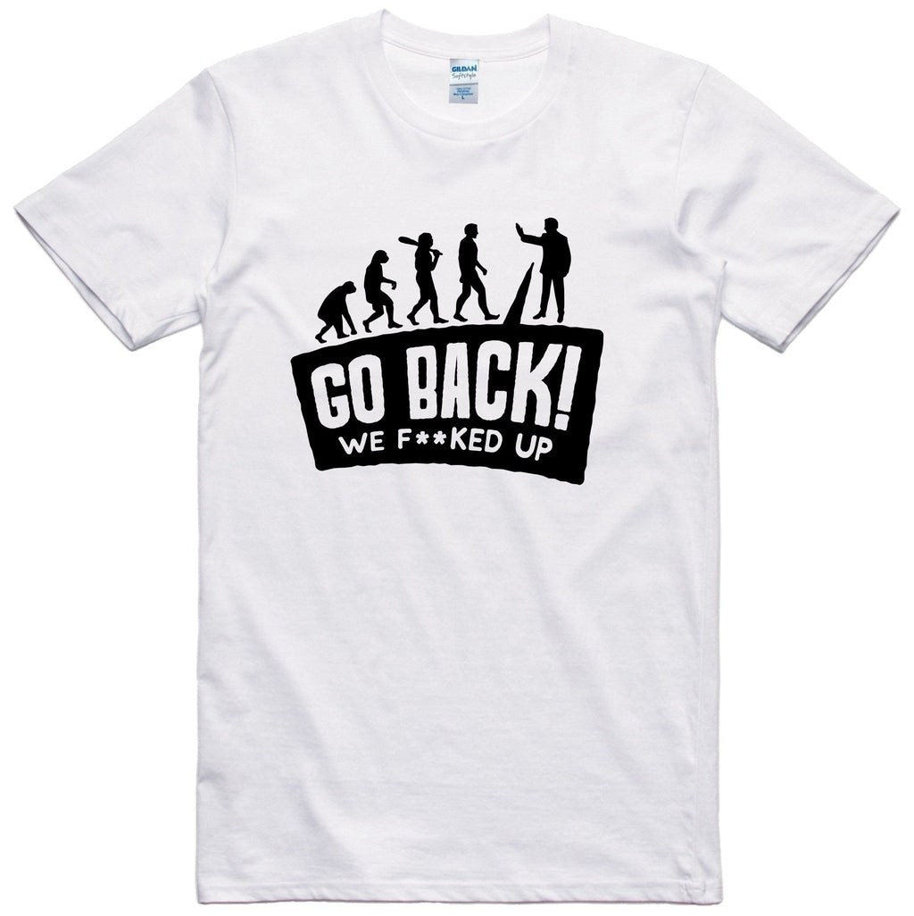 Evolution Go Back Regular Fit 100 Tee Unisex T-shirt, Sweatshirt, Hoodie (2)