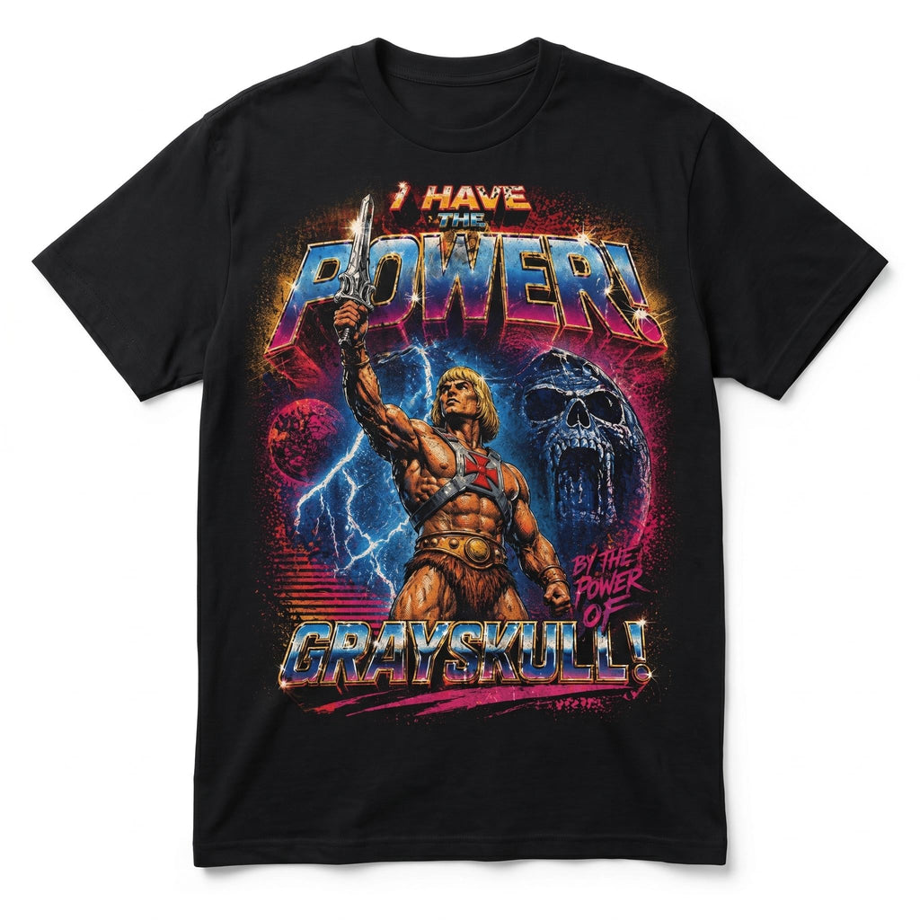 He-Man Power Tee Vintage 80s Cartoon Masters Universe Unisex T-shirt, Sweatshirt, Hoodie (2)