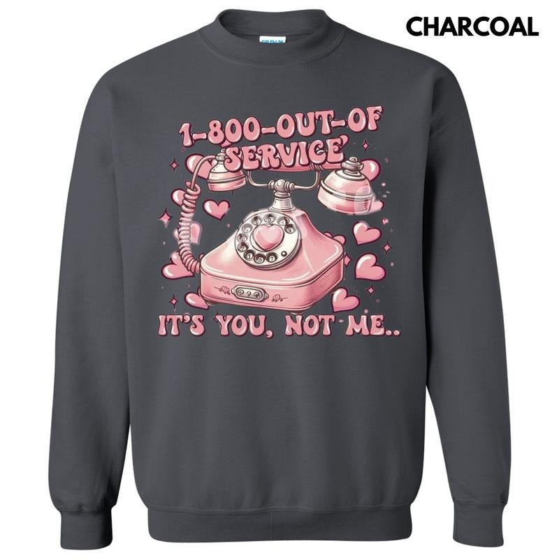 1-800-Out-Of-Service Sweatshirt T-Shirts, Hoodie | HypeDripTees.com