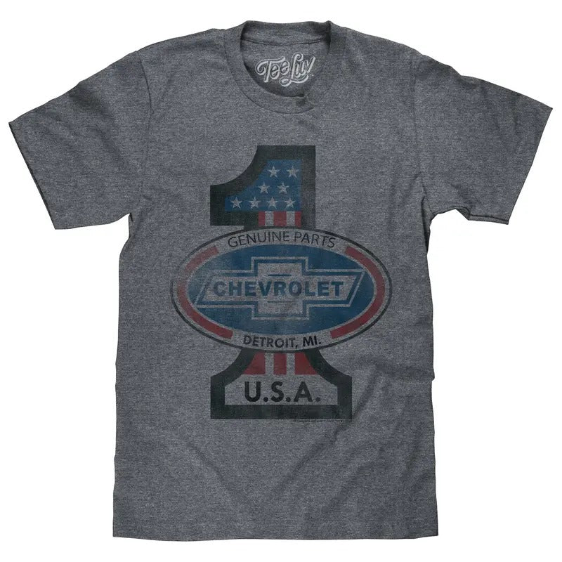 #1 Chevrolet T-Shirt - Gray Hoodie, Sweatshirt | HypeDripTees.com
