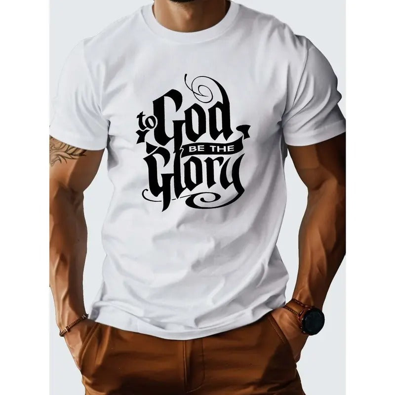 1 pc, 100% cotton T-shirt, GOD GLORY Pure Cotton Men's Tshirt Comfort Fit Made in USA Hoodie, Sweatshirt | HypeDripTees.com