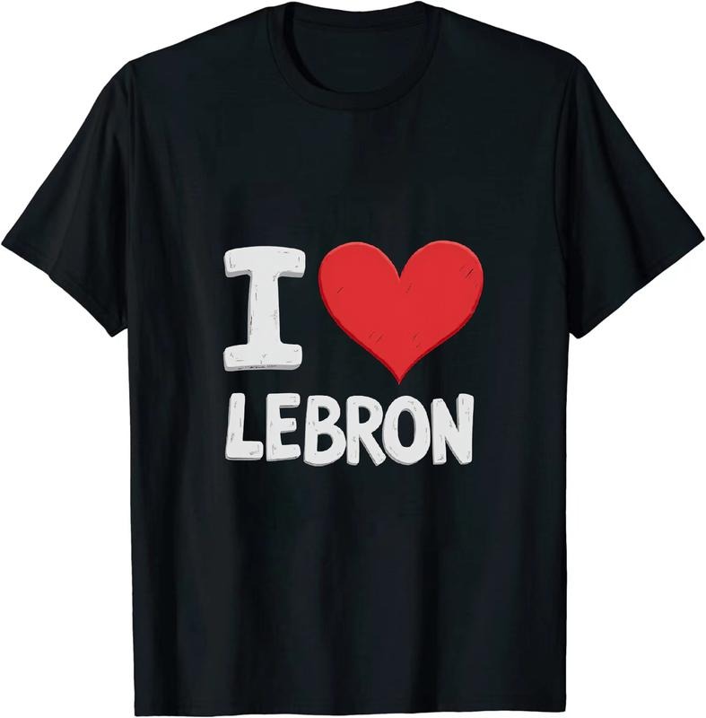 [100% Cotton] Adoring Fan T - Shirt I Heart Lebron for Sports - Fashion Lovers Hoodie, Sweatshirt | HypeDripTees.com