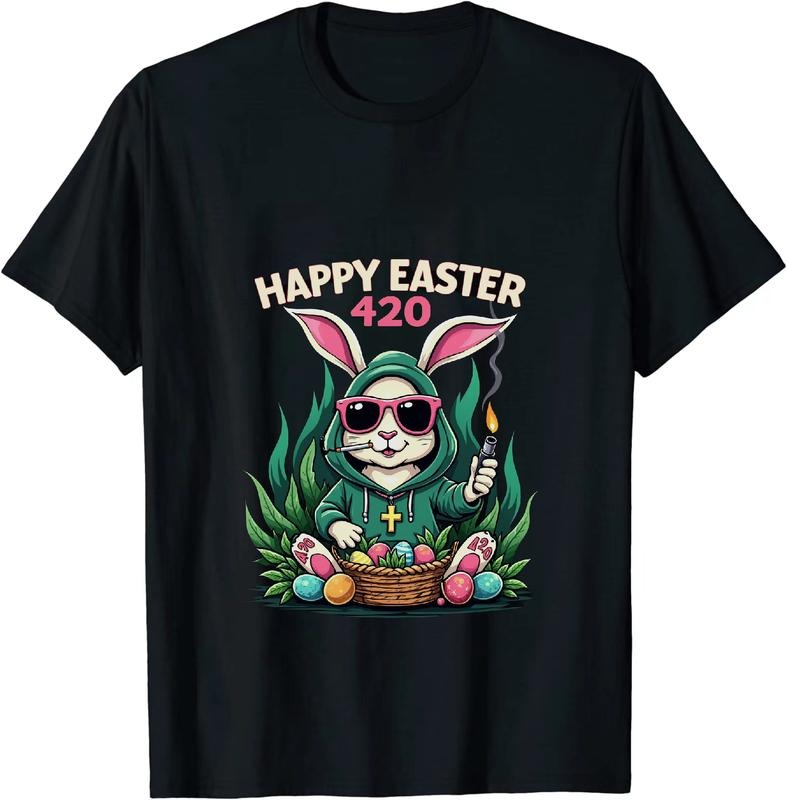 [100% Cotton] App Developer Prodigy Easter 420 T - Shirt With Bunny And Basket Hoodie, Sweatshirt | HypeDripTees.com