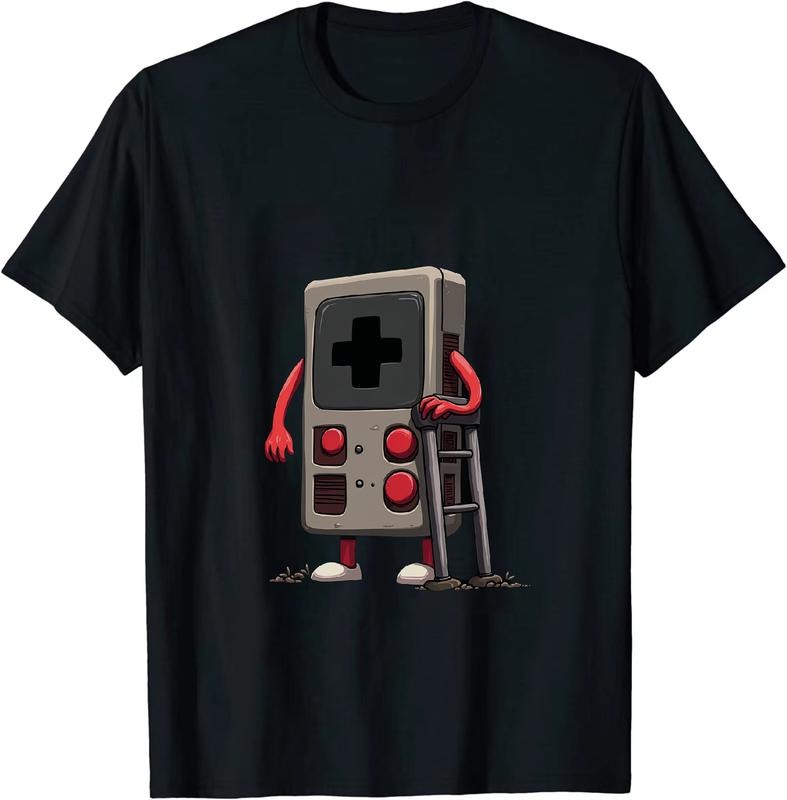 [100% Cotton] Awesome Game Console Using Crutch T - Shirt Hoodie, Sweatshirt | HypeDripTees.com