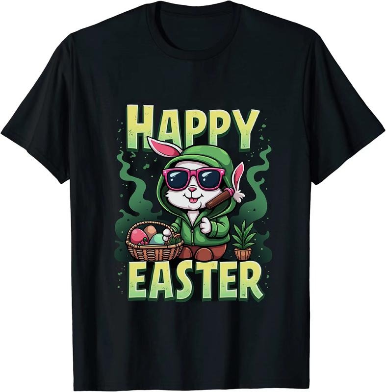 [100% Cotton] Badass As Fk Easter Bunny 420 T - Shirt Bunny Detail Hoodie, Sweatshirt | HypeDripTees.com