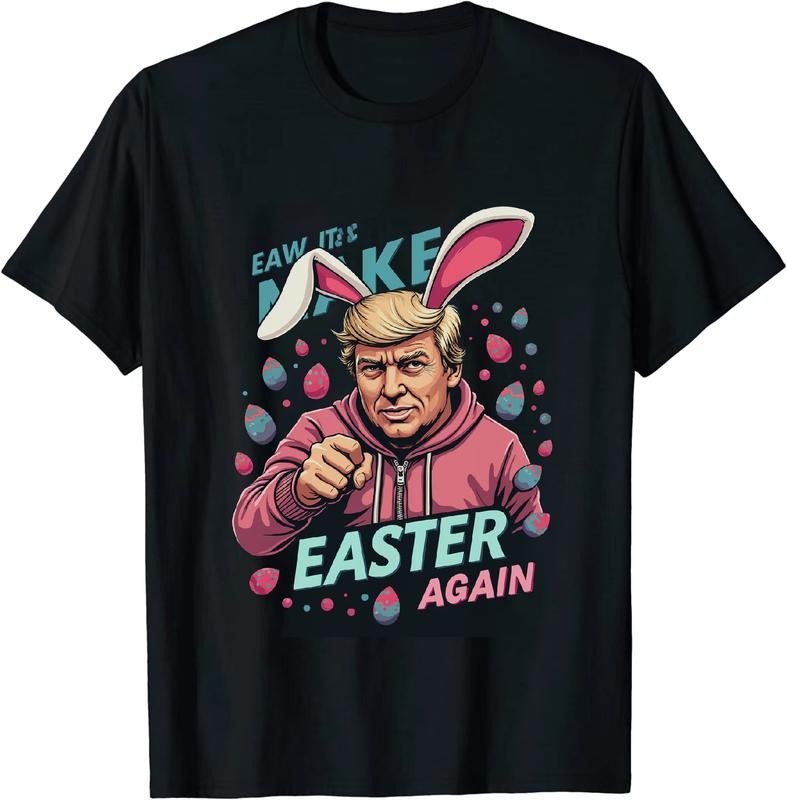 [100% Cotton] Badass Easter T - Shirt With Bunny Motif Hoodie, Sweatshirt | HypeDripTees.com