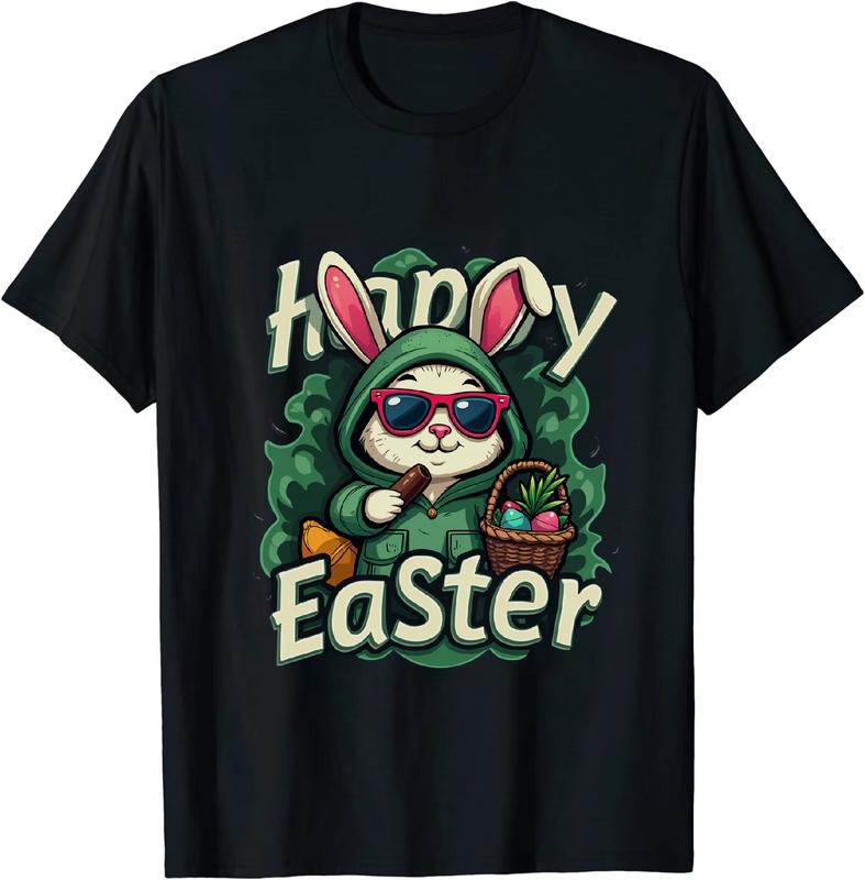 [100% Cotton] Badass Mega 420 Easter T - Shirt Bunny Pose Hoodie, Sweatshirt | HypeDripTees.com