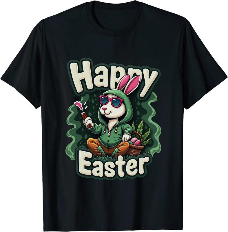 [100% Cotton] Badass Ultra 420 Easter T - Shirt Bunny Detail Hoodie, Sweatshirt | HypeDripTees.com