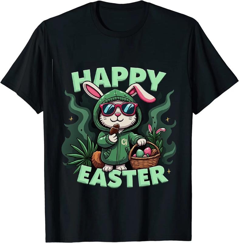 [100% Cotton] Badass Ultra Easter Bunny 420 T - Shirt Bunny Detail Hoodie, Sweatshirt | HypeDripTees.com