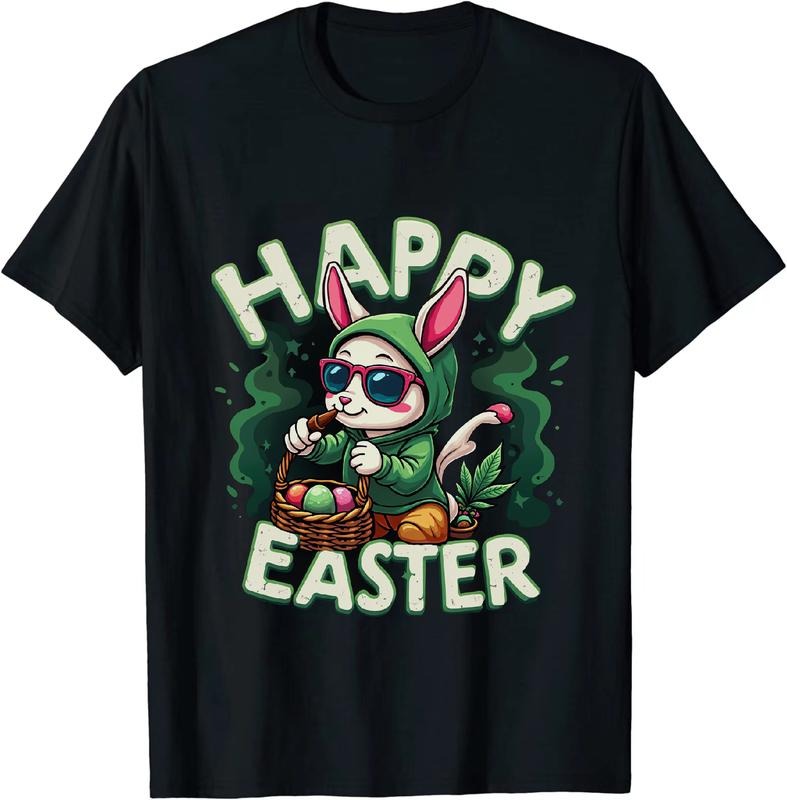 [100% Cotton] Badass Zen 420 Easter T - Shirt Bunny Pose Hoodie, Sweatshirt | HypeDripTees.com