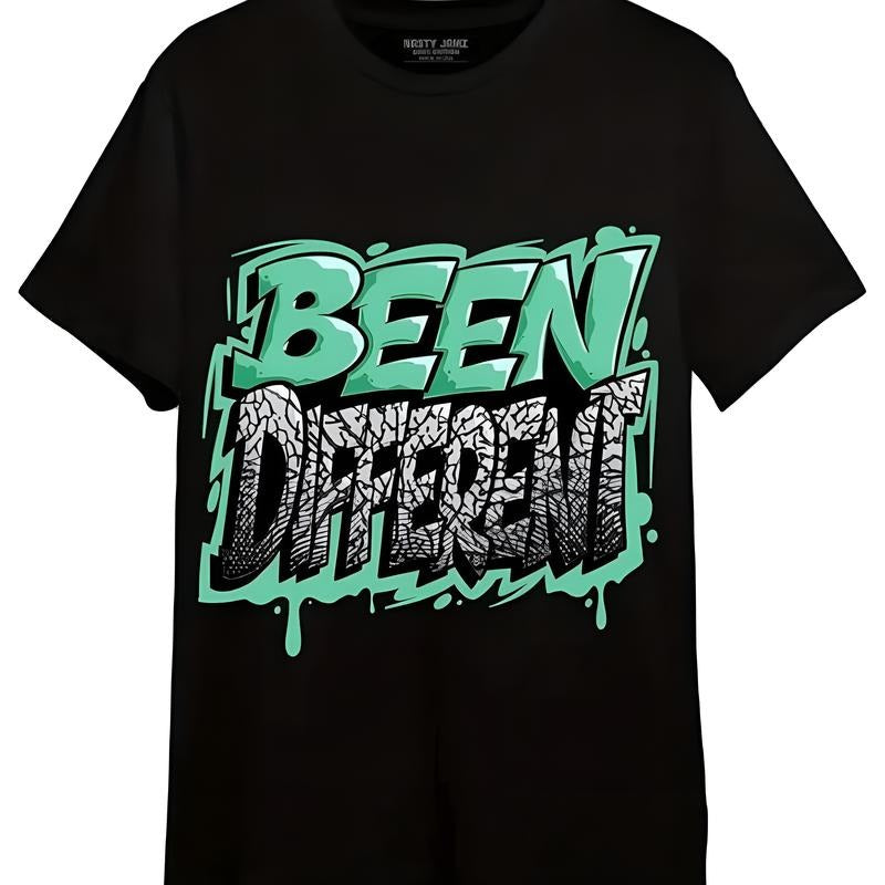 [100% Cotton] Been Different Urban Graffiti Style Cracked Text Design T-Shirt For Trendsetters Hoodie, Sweatshirt