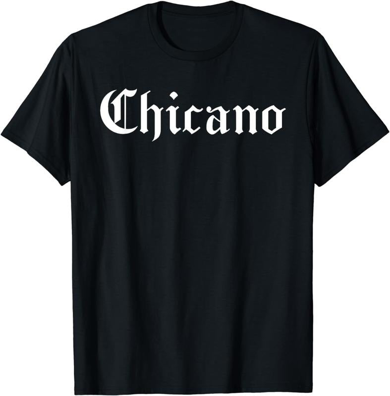 [100% Cotton] Bold Chicano Gothic Lettering Urban Style T-Shirt For Streetwear Lovers Hoodie, Sweatshirt | HypeDripTees.com