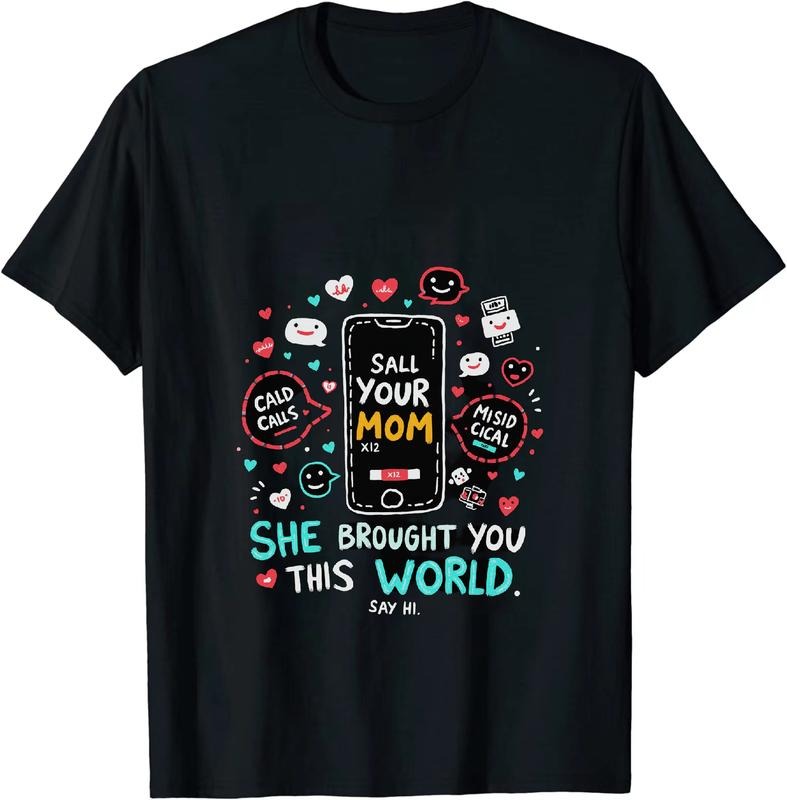 [100% Cotton] Call Your Mom Bro Emoji T-Shirt Hoodie, Sweatshirt | HypeDripTees.com