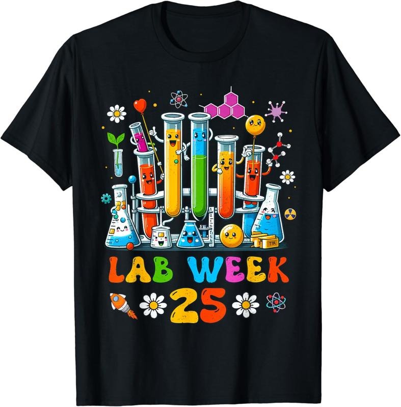 [100% Cotton] Colorful Lab Test Tubes Science Lover Fun T-Shirt For Lab Week Celebration Hoodie, Sweatshirt
