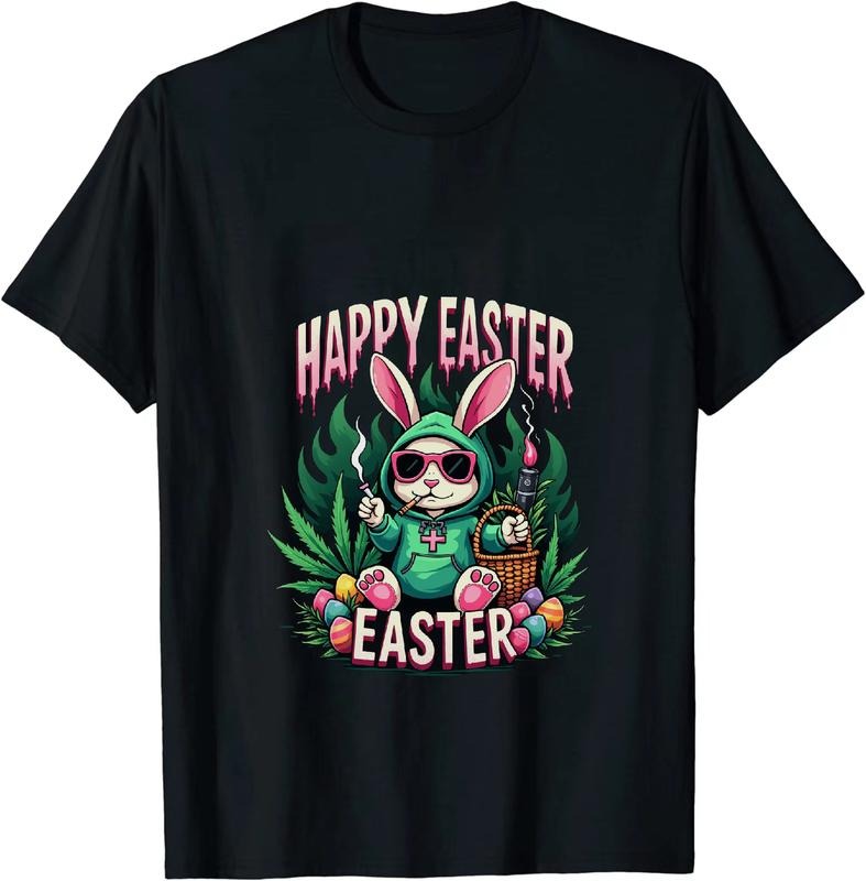 [100% Cotton] Content Creator Extraordinaire Easter Bunny 420 T - Shirt Hoodie, Sweatshirt | HypeDripTees.com