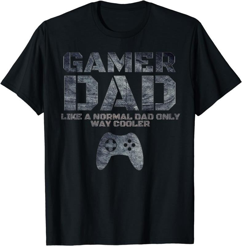 [100% Cotton] Cool Gamer Dad Like A Normal Dad Only Way Better T-Shirt With Controller Design Hoodie, Sweatshirt