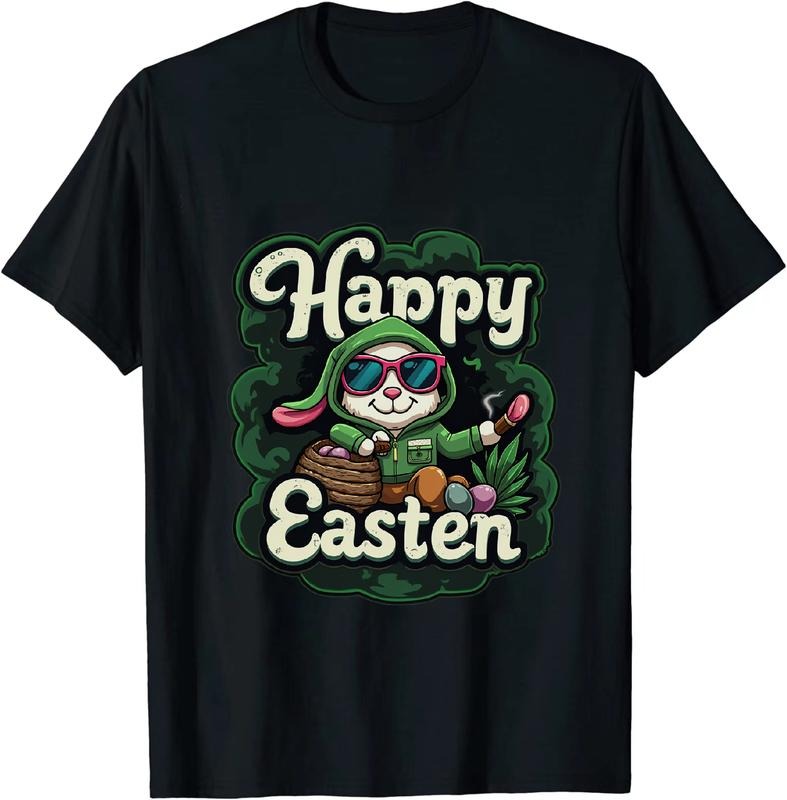 [100% Cotton] Cool Tastic Easter Bunny 420 T - Shirt Happy 420 Hoodie, Sweatshirt | HypeDripTees.com