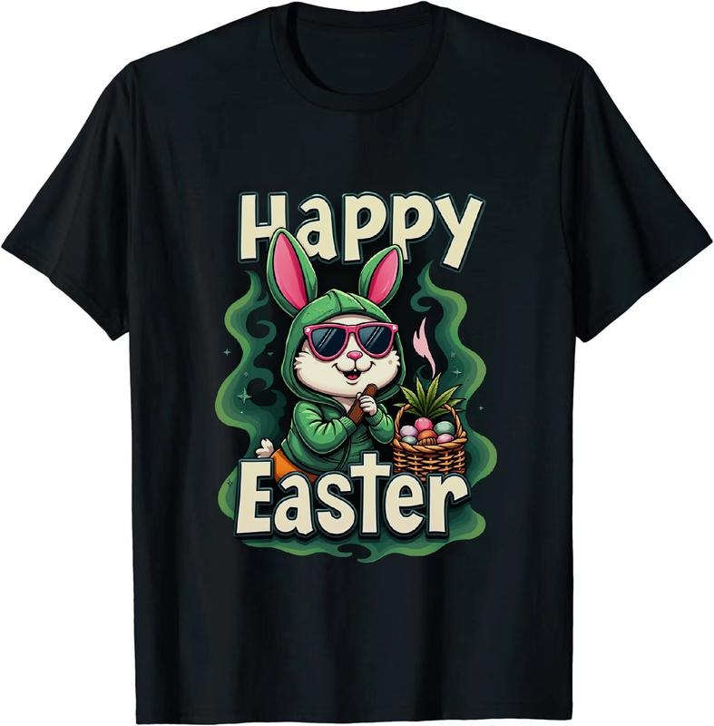 [100% Cotton] Cool Zen Easter Bunny 420 T - Shirt Happy 420 Hoodie, Sweatshirt | HypeDripTees.com
