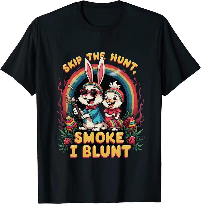 [100% Cotton] Courtly Easter 4 20 25 T - Shirt With Bunny Duck And Colorful Eggs Hoodie, Sweatshirt | HypeDripTees.com
